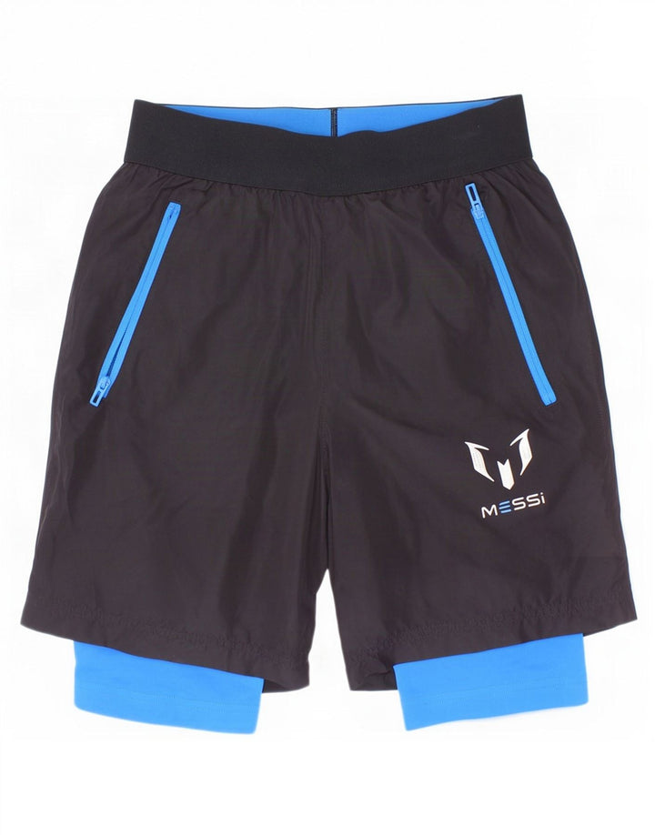 Shorts esportivos Adidas Boys MESSI 9-10 anos preto poliéster