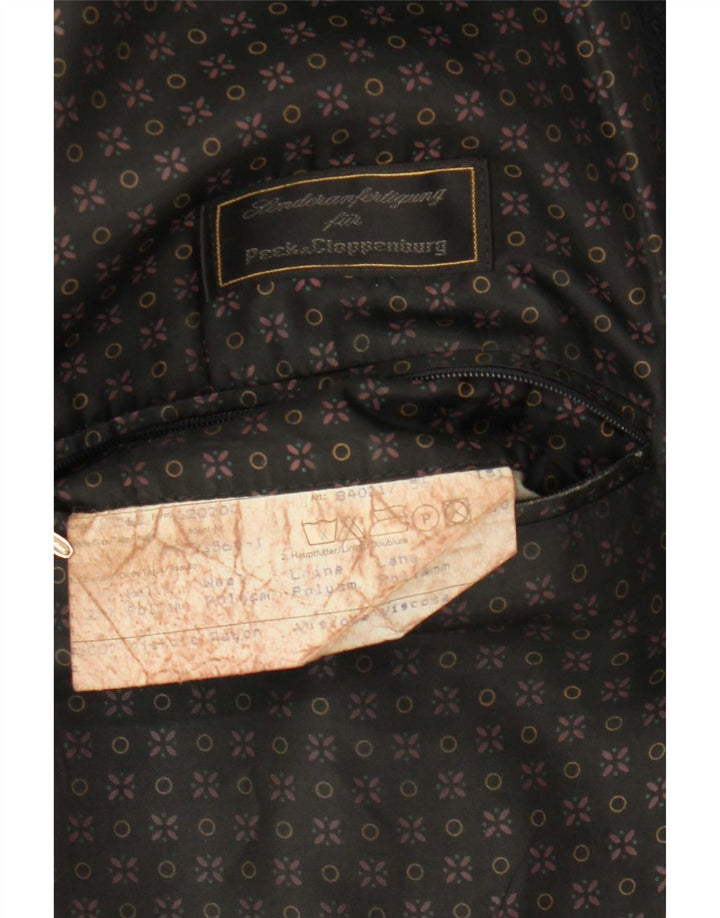 Sobretudo masculino Bugatti IT 51 grande lã preta
