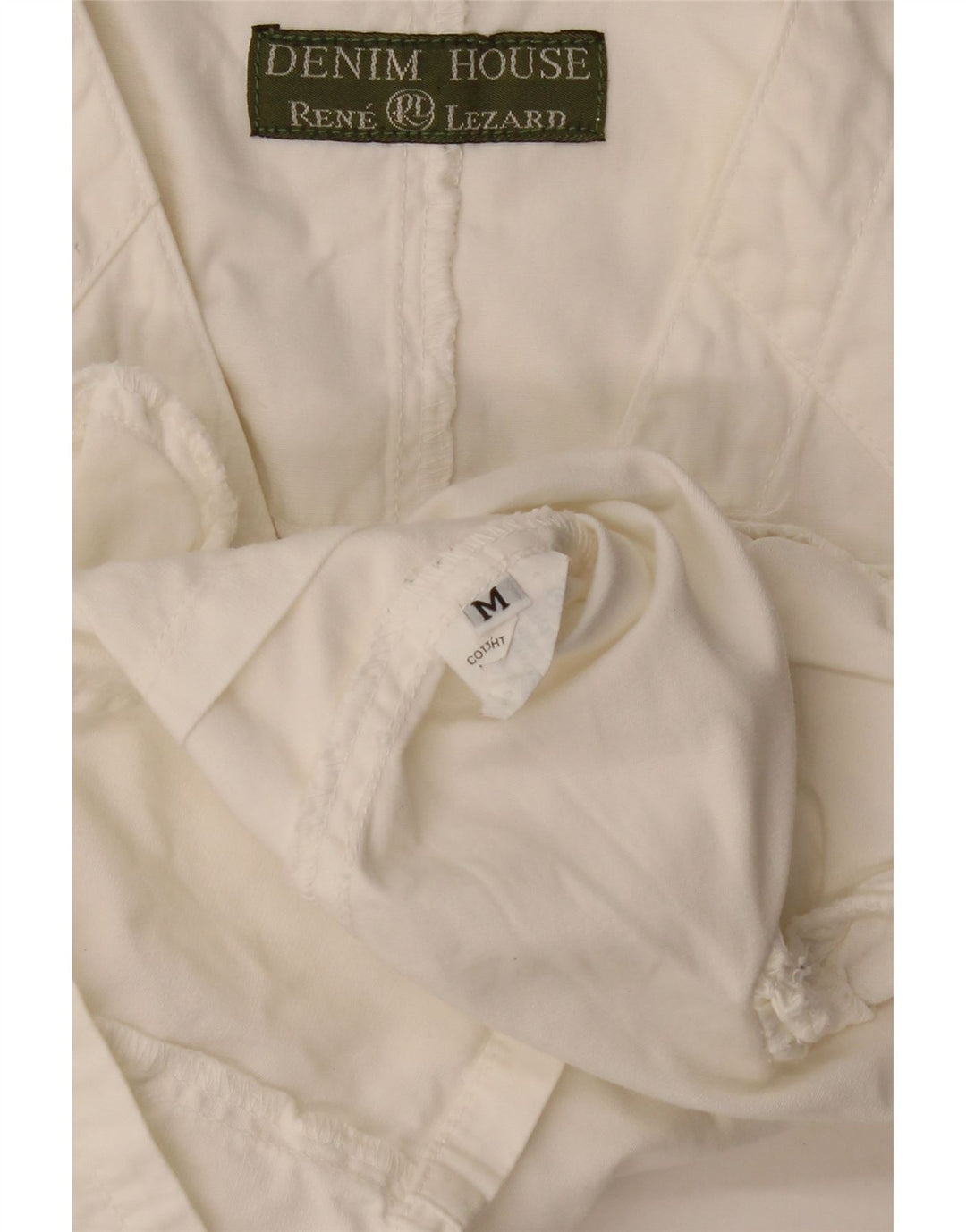 Colete feminino RENE LEZARD UK 12 algodão branco médio