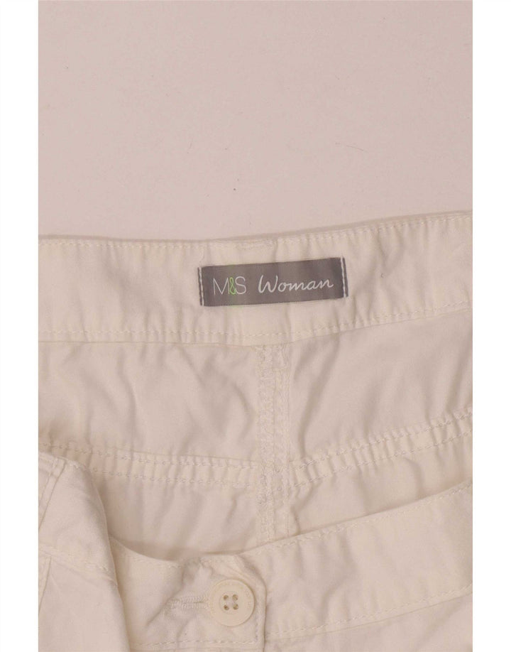 Shorts feminino Marks & Spencer W44 3XL branco