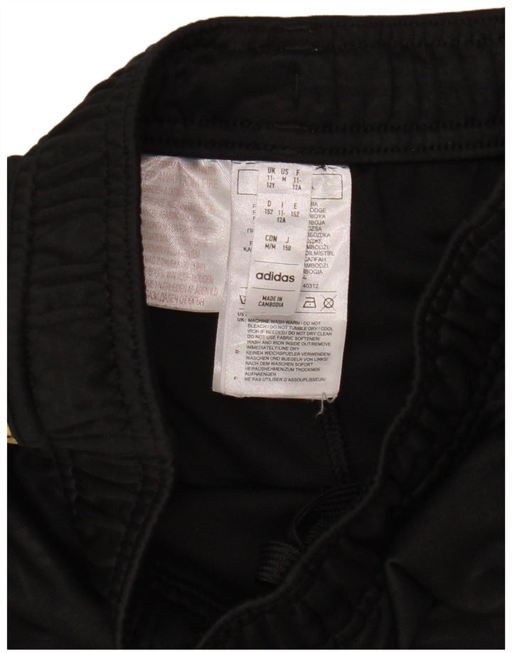 Shorts esportivos Adidas meninos 11-12 anos preto poliéster