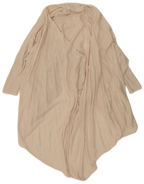 Suéter cardigã assimétrico feminino Marks & Spencer UK 10 pequeno off white