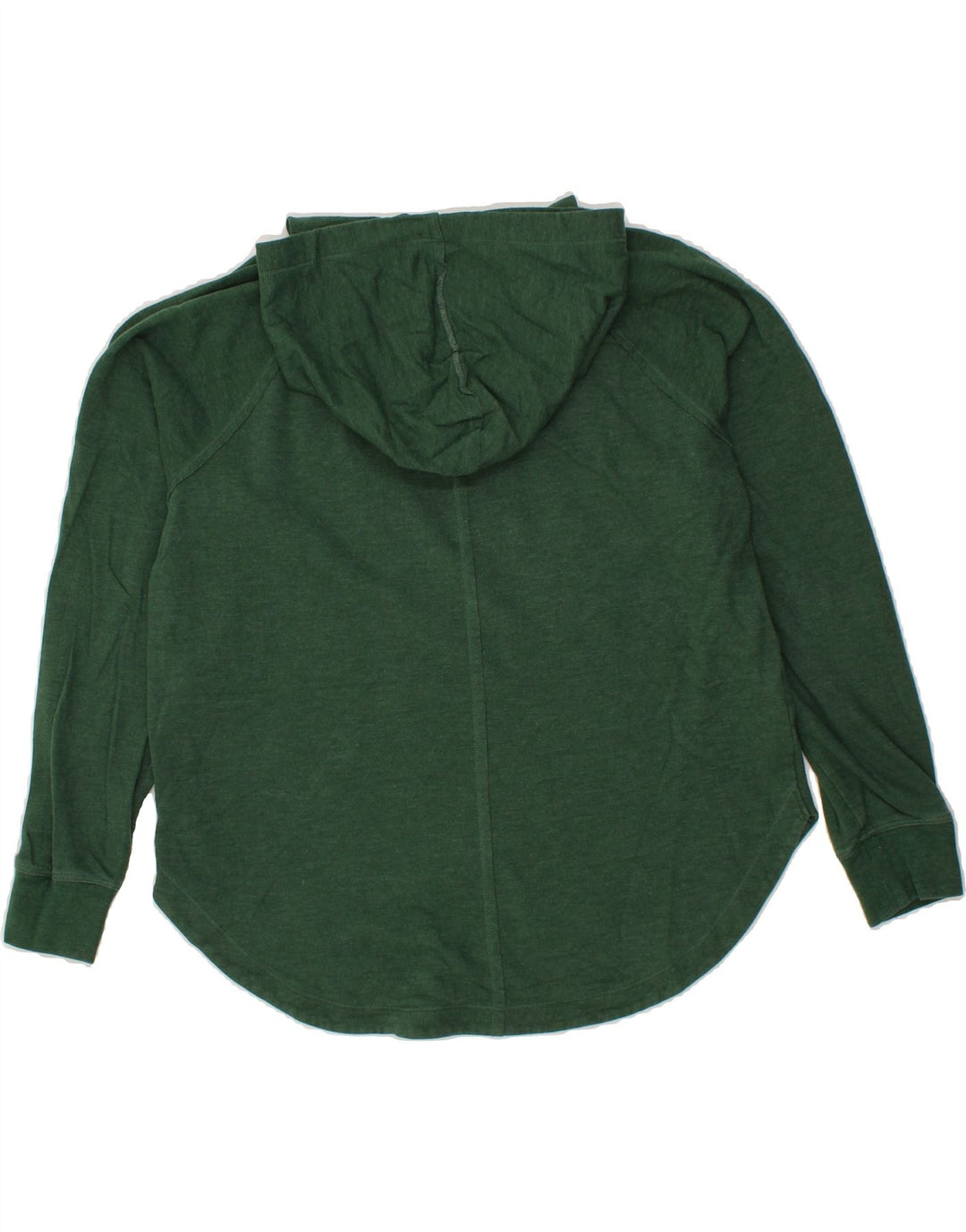EDDIE BAUER Womens Hoodie Jumper UK 14 Medium Green Cotton Vintage Eddie Bauer and Second-Hand Eddie Bauer from Messina Hembry 