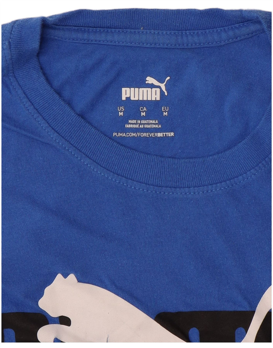 Camiseta masculina PUMA Graphic azul médio