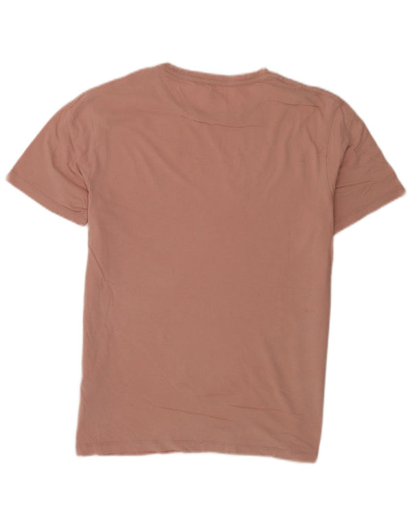Camiseta masculina All Saints Regular Fit Top Médio Algodão Rosa