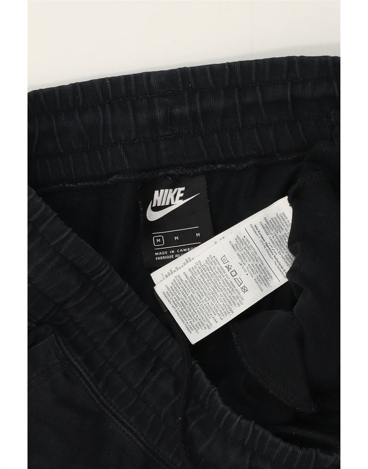 Calça de treino feminina Nike Joggers UK 14 médio preto algodão