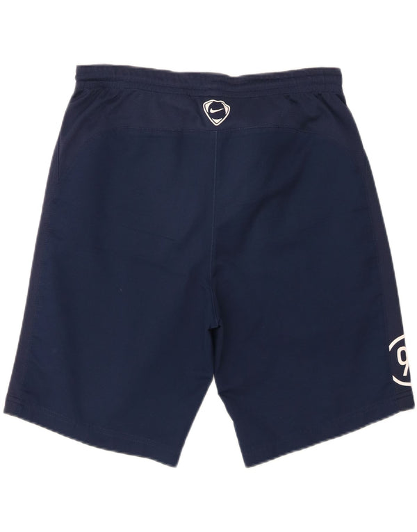 Shorts esportivos gráficos Nike Boys Dri Fit 13-14 anos XL azul marinho poliéster