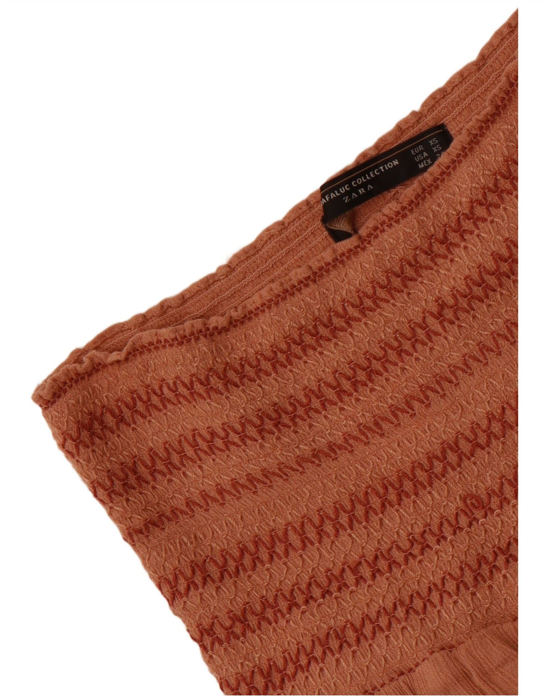 Saia maxi feminina Zara XS W24 laranja