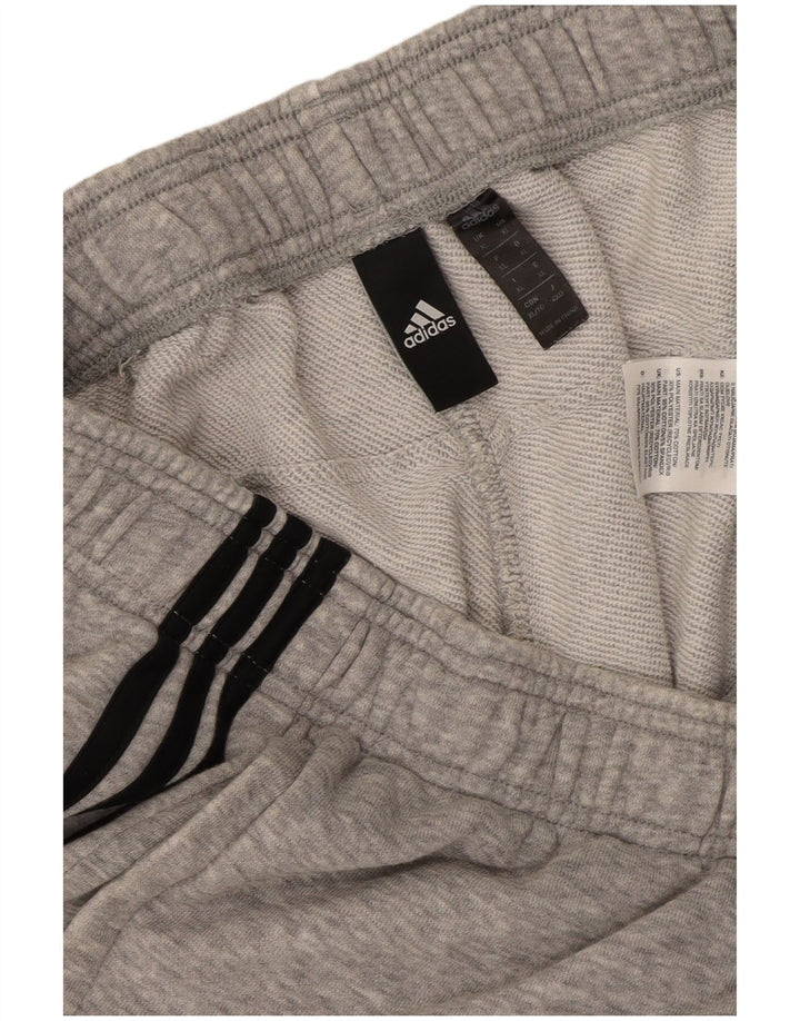 Calças de Agasalho Masculinas Adidas XL Cinza Algodão