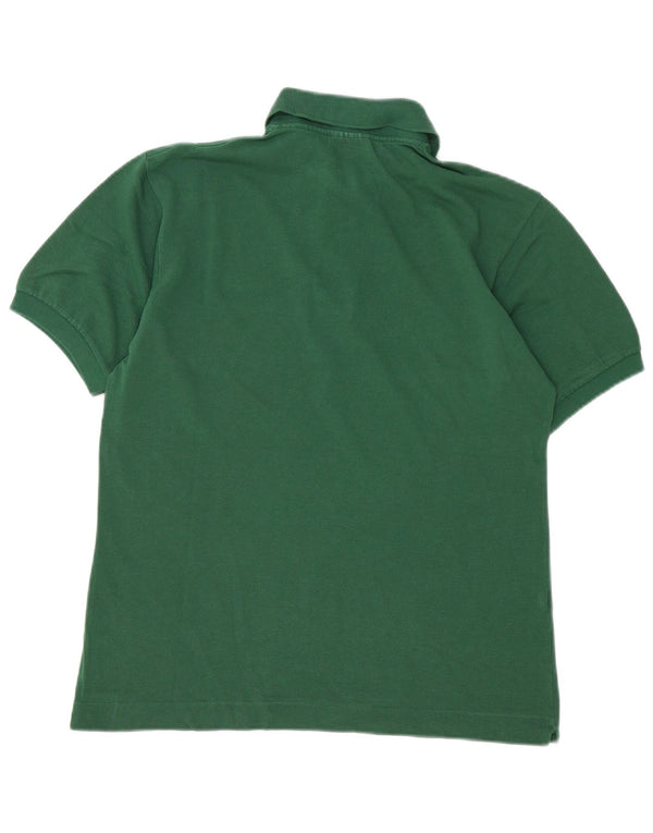 Camisa polo masculina Lacoste tamanho 3 pequeno algodão verde