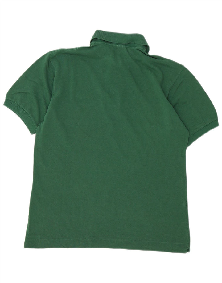 Camisa polo masculina Lacoste tamanho 3 pequeno algodão verde