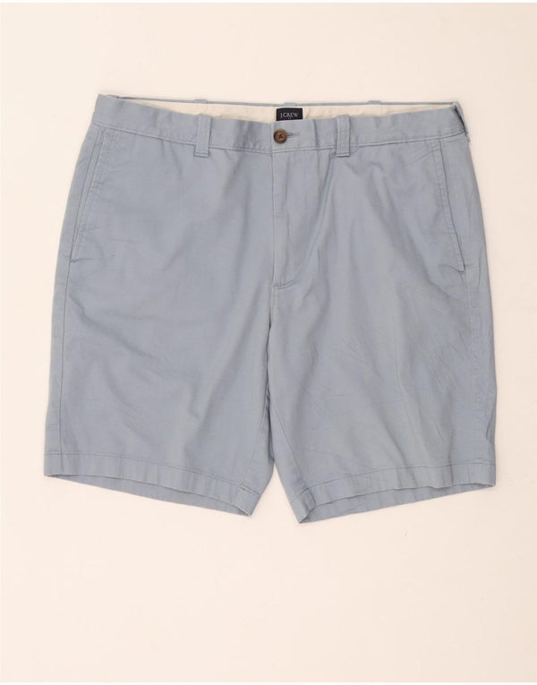 J. CREW Mens Chino Shorts W36 Grande Algodão Azul