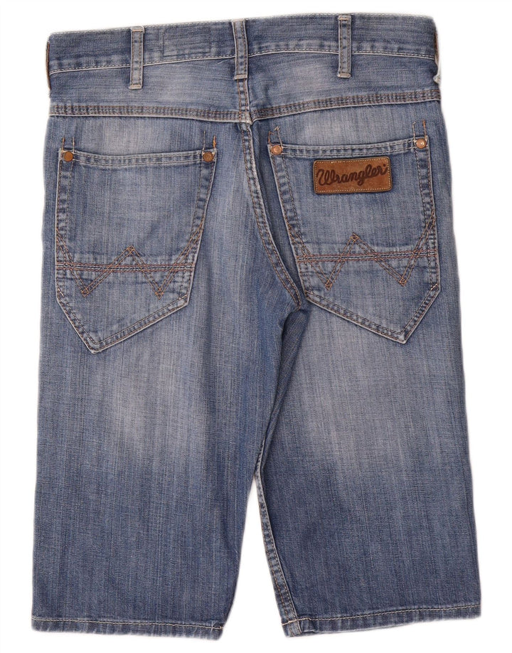 Shorts jeans masculino WRANGLER Norton W29 pequeno azul algodão