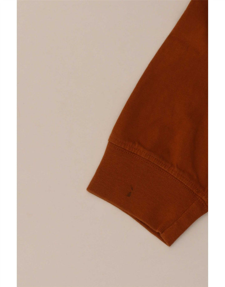 Wrangler Mens Top Manga Longa Médio Algodão Marrom