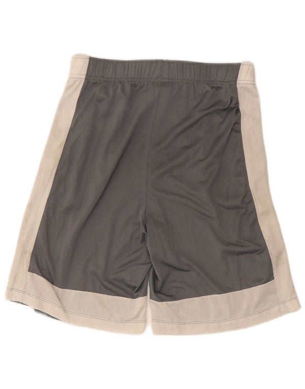 Shorts esportivos gráficos Nike Boys Dri Fit 13-14 anos XL cinza colorblock