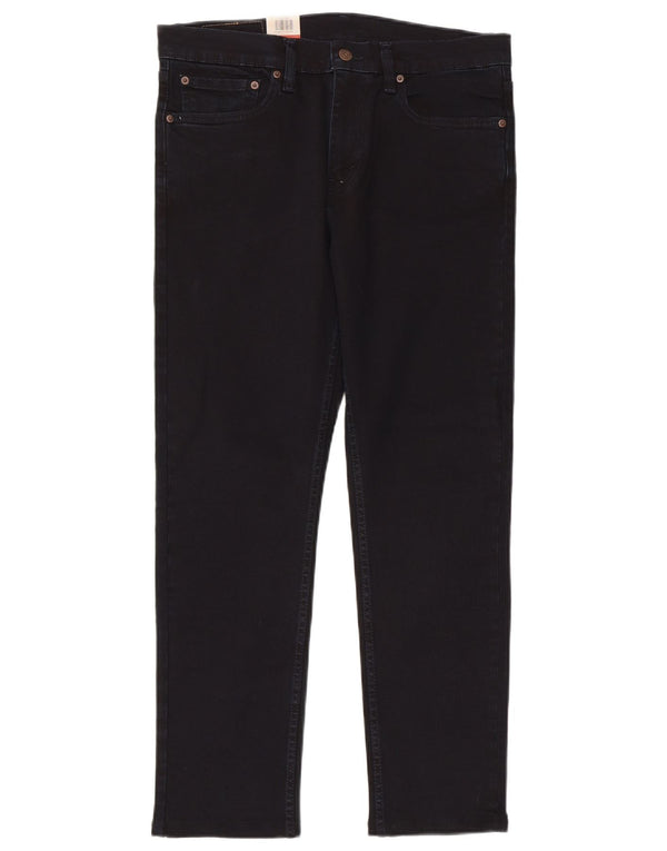 Calça jeans feminina Levi's 511 Slim W34 L28 azul marinho algodão