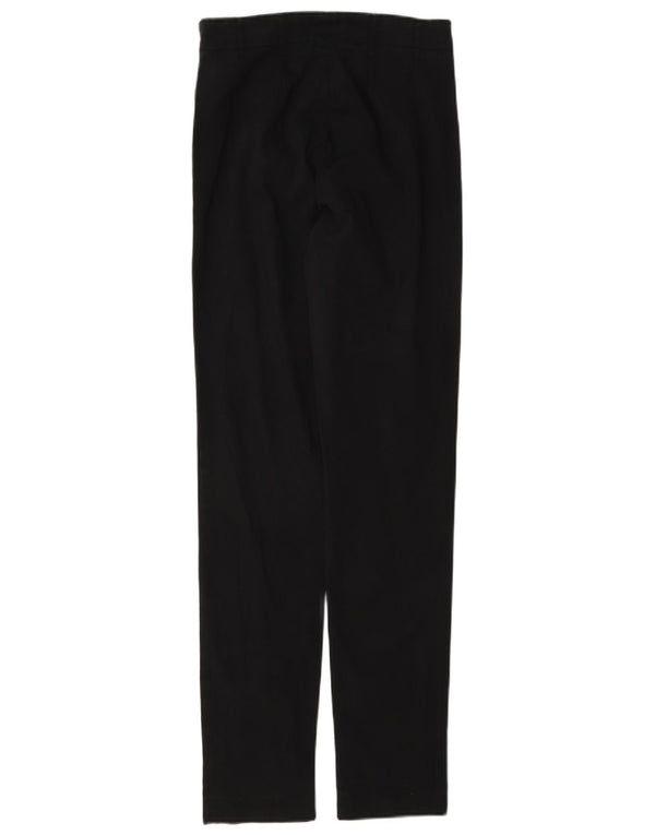 Calças casuais finas femininas French Connection UK 10 pequenas W27 L31 cinza
