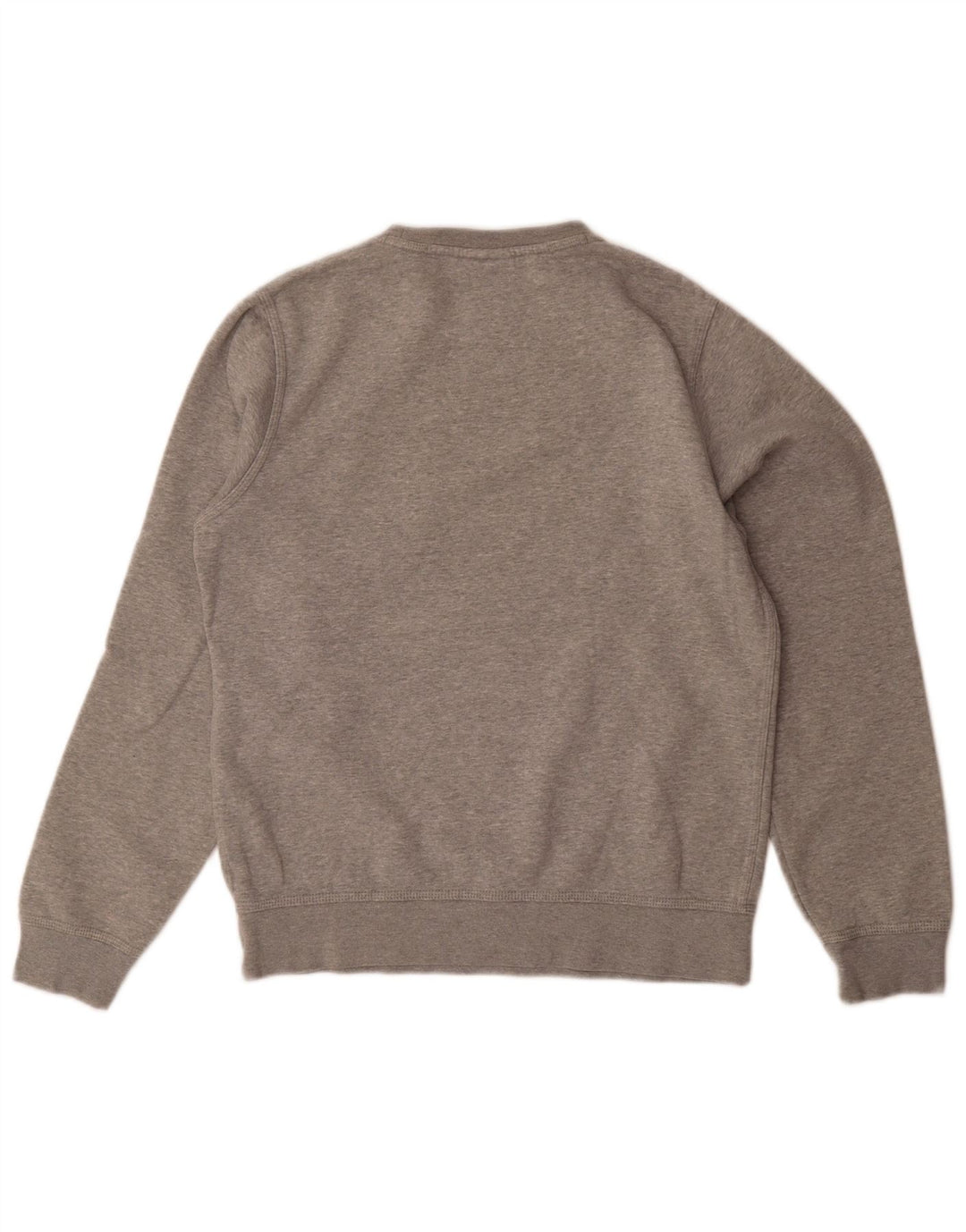 Moletom masculino Nike Jumper pequeno cinza manchado de algodão