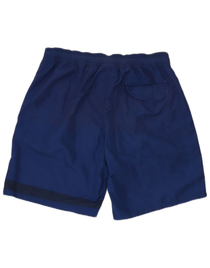 Shorts de natação masculino Champion Graphic pequeno azul marinho poliéster