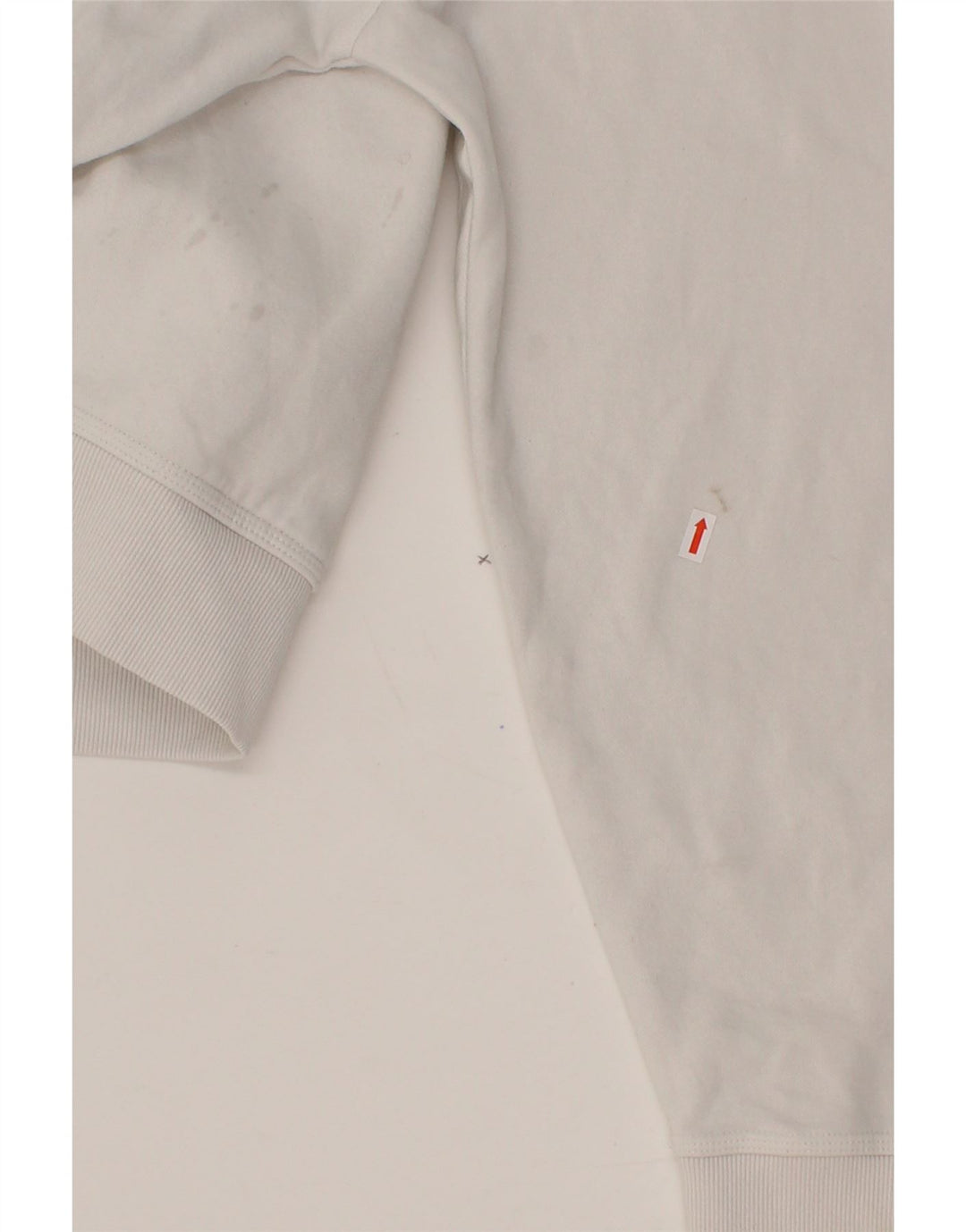 CHAMPION Mens Graphic Hoodie Jumper Large White Cotton Vintage Champion and Second-Hand Champion from Messina Hembry 