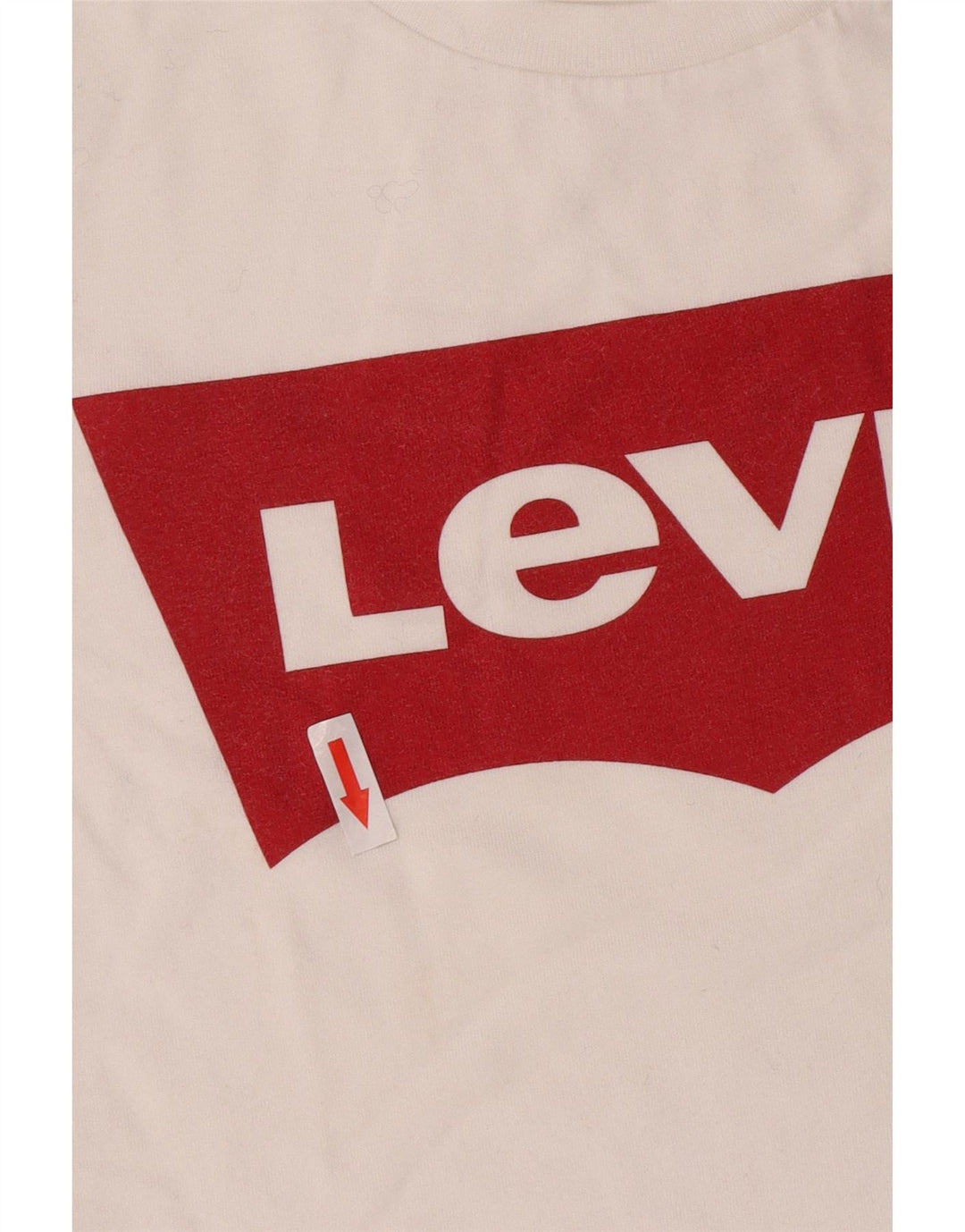 Camiseta feminina gráfica Levi's UK 12 médio branco