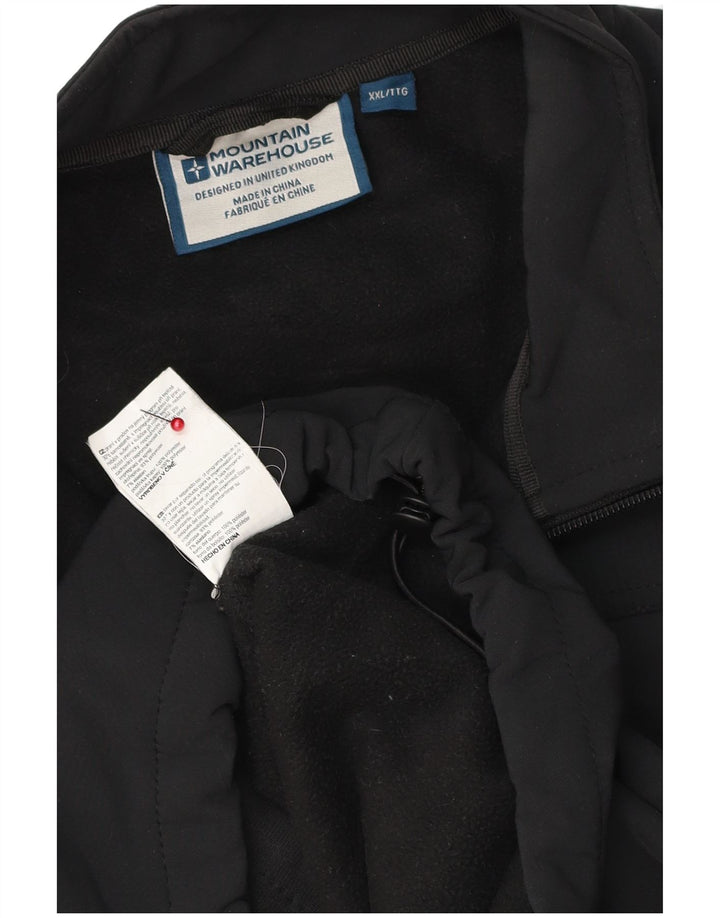 Jaqueta corta-vento masculina MOUNTAIN WAREHOUSE UK 44 2XL poliéster preto