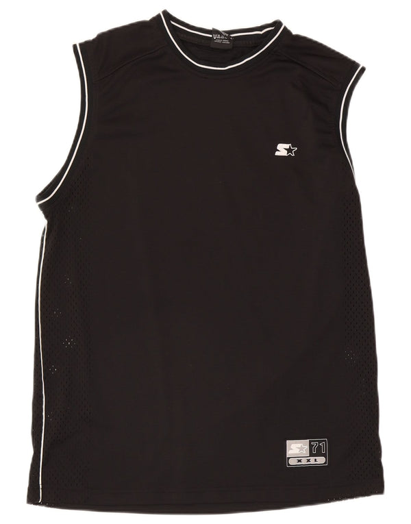 Colete masculino Starter Top médio poliéster preto