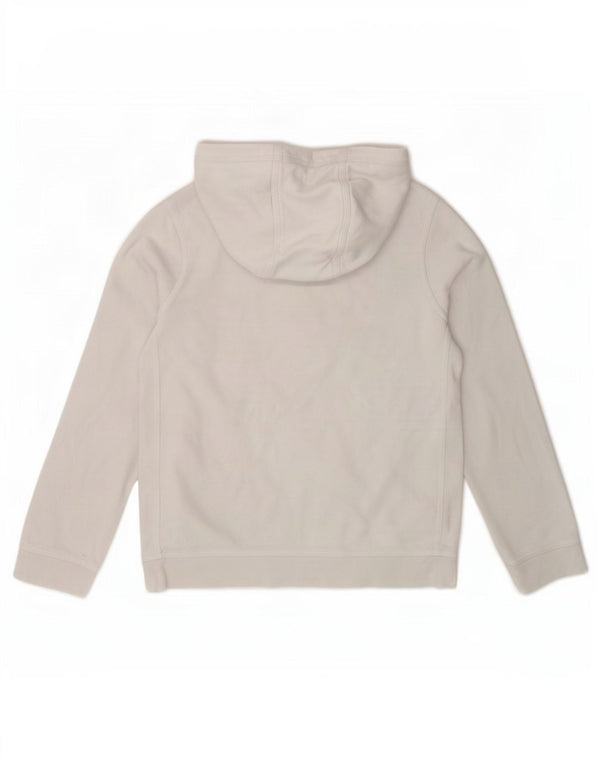Jumper com capuz Nike Boys 12-13 anos grande algodão branco