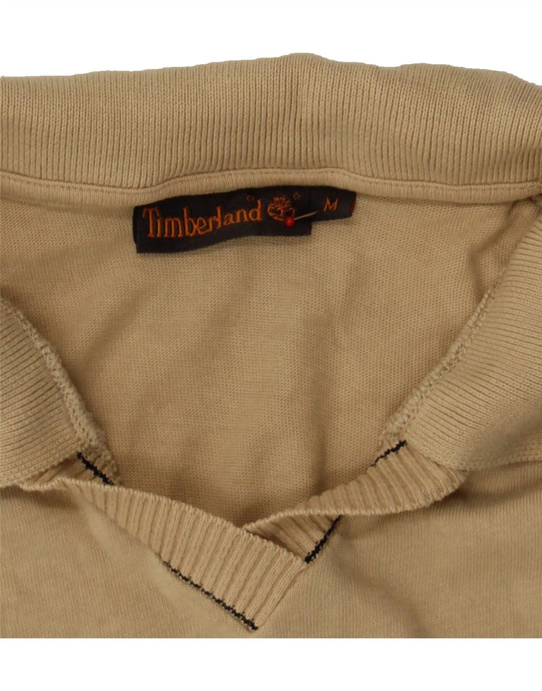 TIMBERLAND Girls Polo Shirt 11-12 Years Medium Beige Cotton Vintage Timberland and Second-Hand Timberland from Messina Hembry 