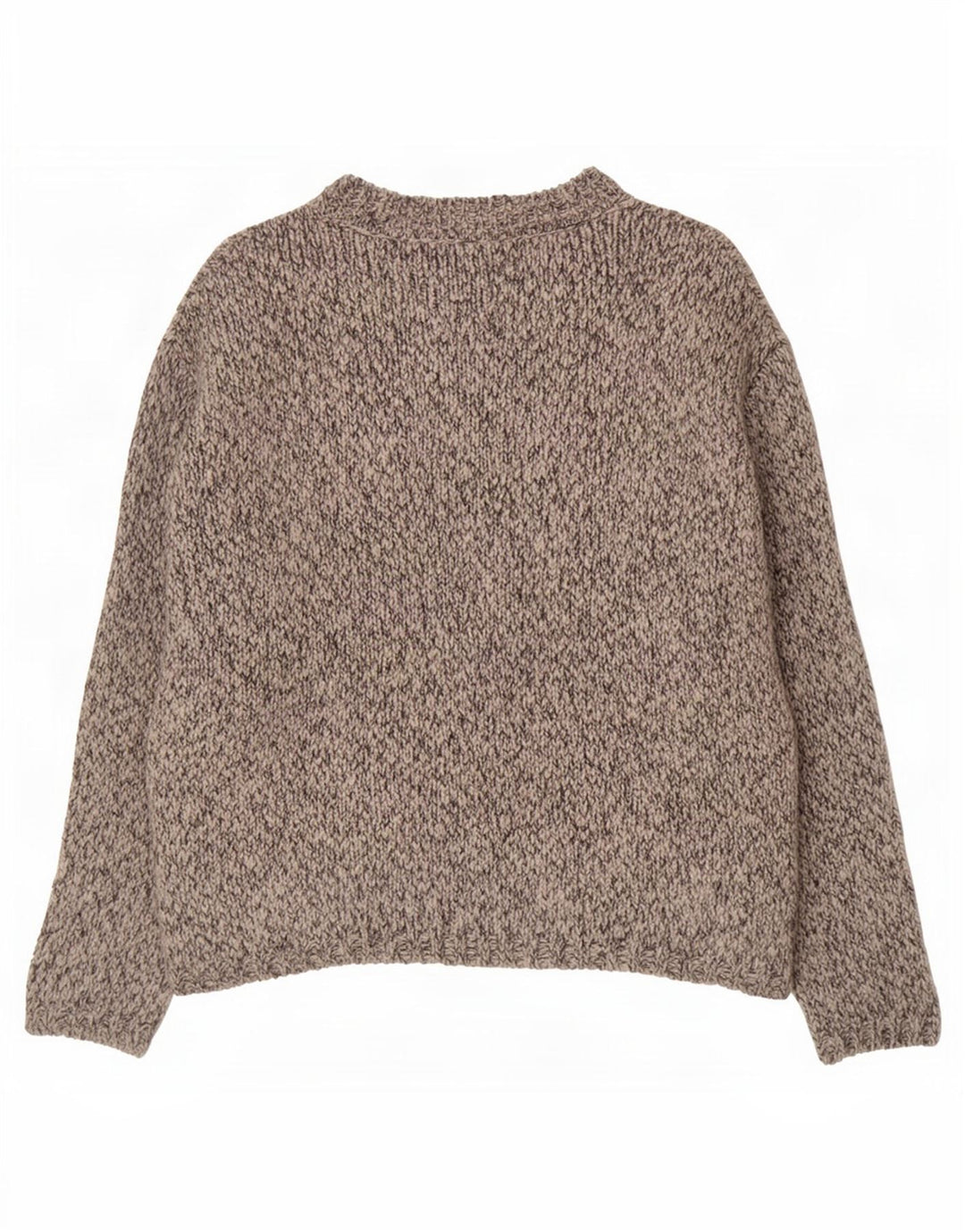 Suéter feminino Marks & Spencer com gola canoa Reino Unido 14 cinza médio manchado