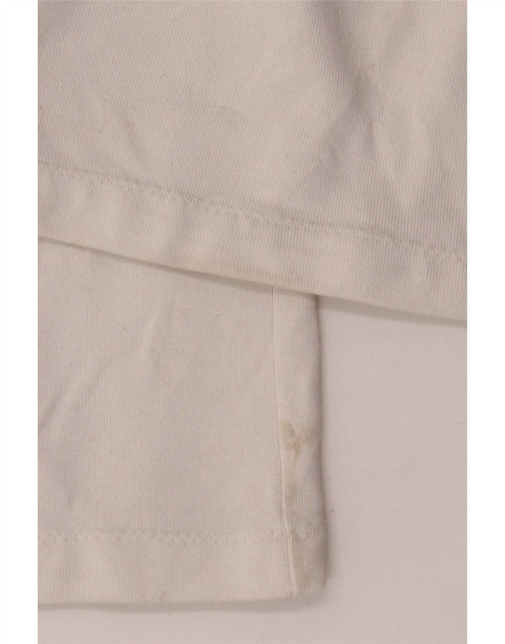 Calça de treino feminina Champion UK 14 algodão branco médio