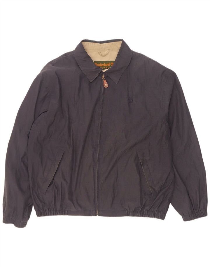 Jaqueta bomber masculina Timberland UK 42 XL azul marinho poliéster