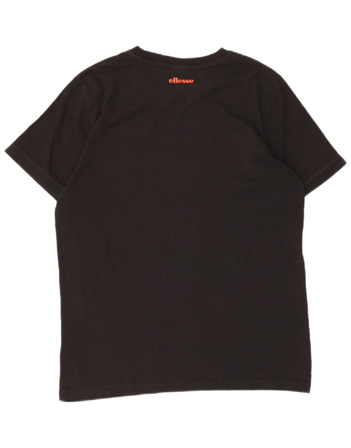 Camiseta feminina Ellesse com estampa gráfica UK 14 médio preto