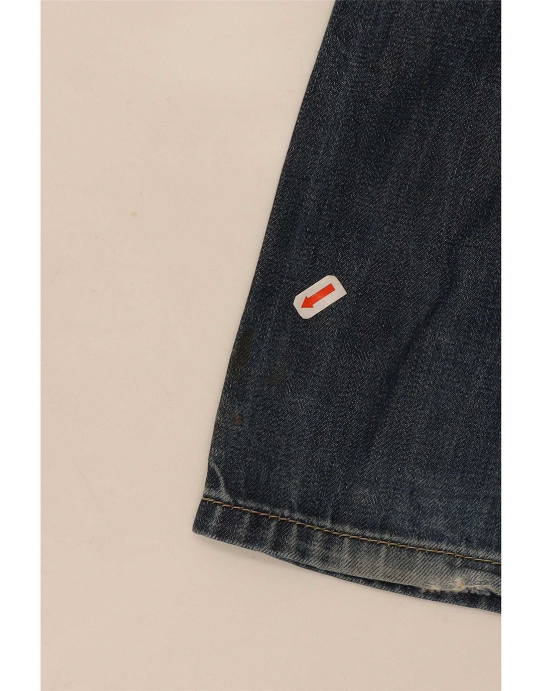Calça jeans reta feminina Esprit W30 L32 algodão azul marinho