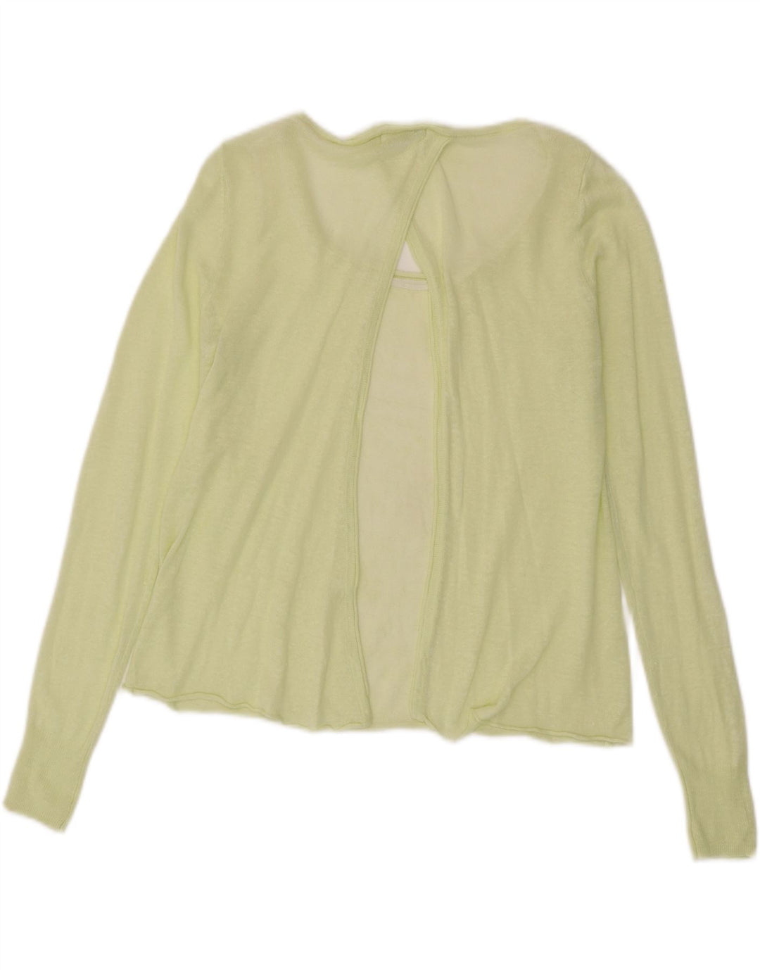 Top feminino MINT VELVET manga comprida Reino Unido 8 pequeno verde