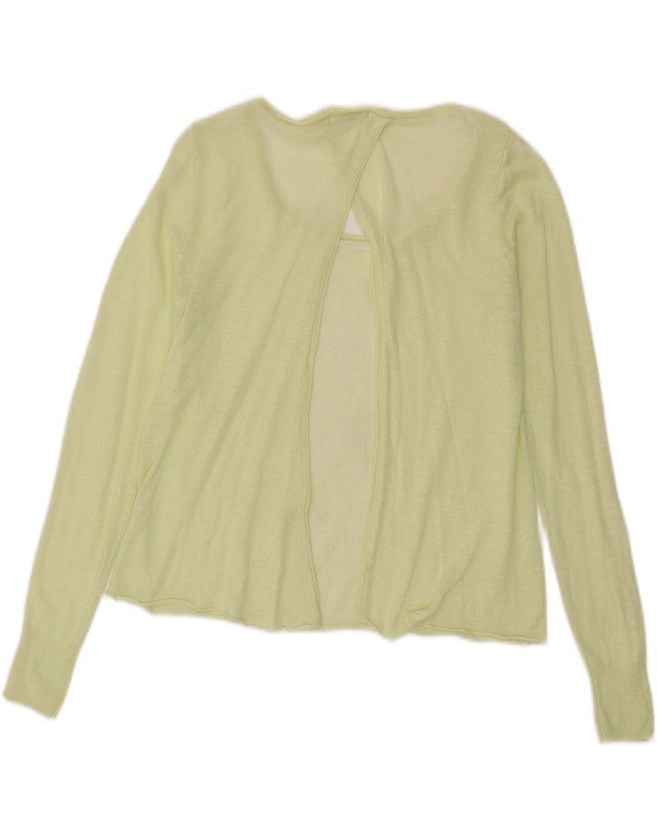 Top feminino MINT VELVET manga comprida Reino Unido 8 pequeno verde