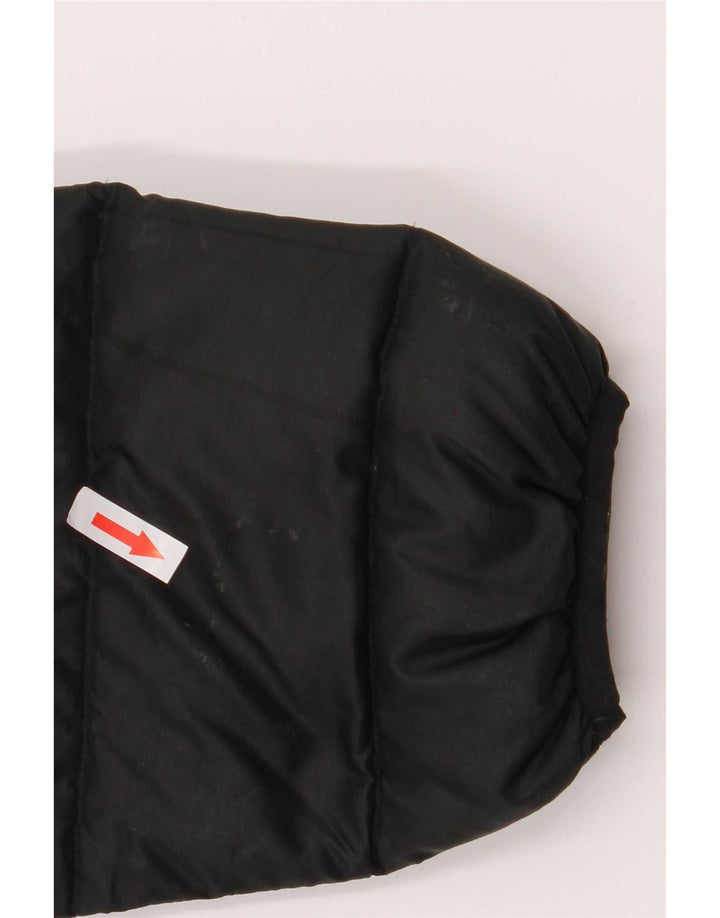 Jaqueta acolchoada com capuz feminina Adidas UK 18 XL preto poliéster