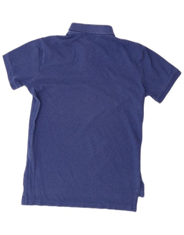 Polo Ralph Lauren Mens Custom Fit Polo Pequeno Algodão Azul