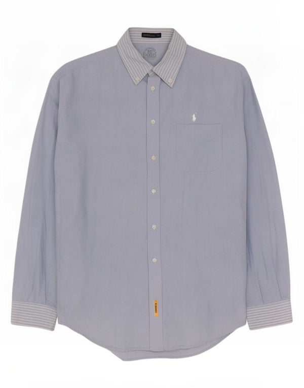 B. D. Camisa masculina Baggies 2XL algodão azul