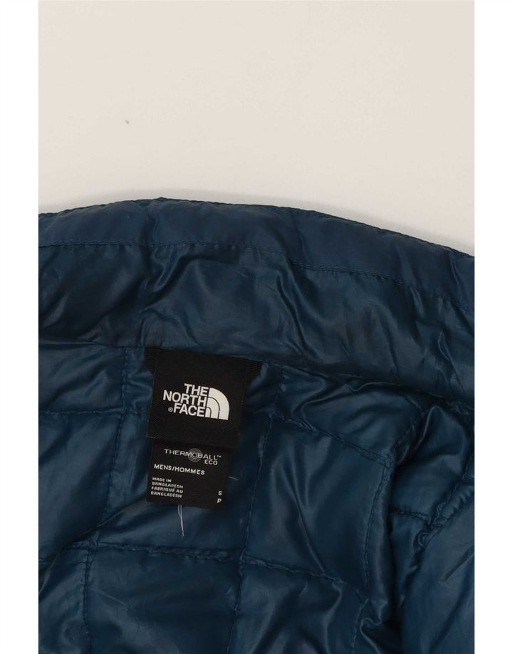 Jaqueta acolchoada masculina The North Face UK 36 poliéster azul pequeno