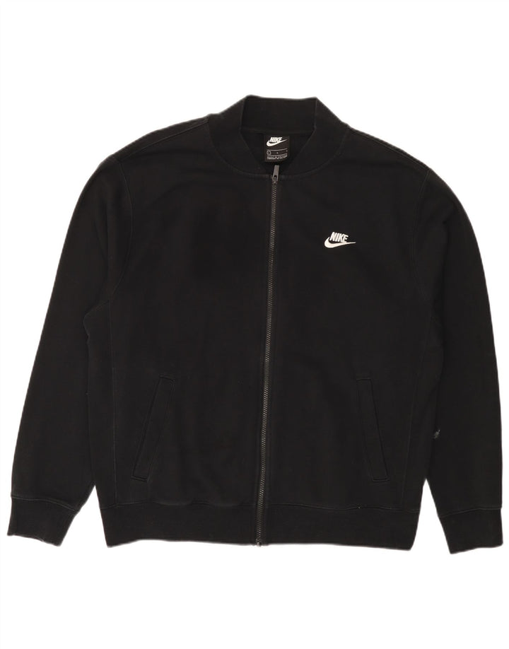 Nike Mens Treino Top Jaqueta Grande Algodão Preto