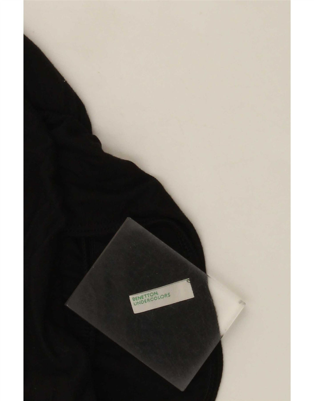 Benetton Crop Strapless Top Feminino Reino Unido 8 Pequeno Preto