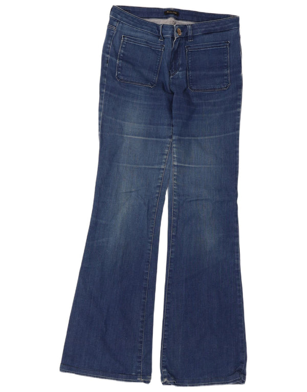 Jeans feminino Massimo Dutti Flared EU 40 Médio W30 L33 Azul Algodão