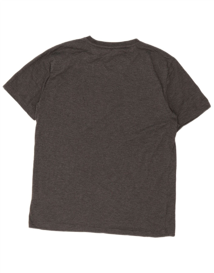 Camiseta masculina Calvin Klein cinza médio poliéster