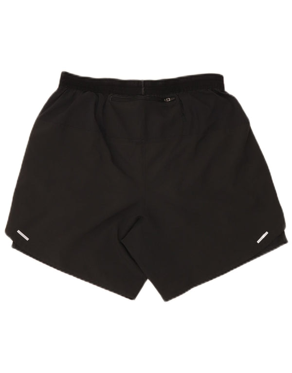 Shorts esportivos masculinos Nike Dri Fit cinza médio colorblock