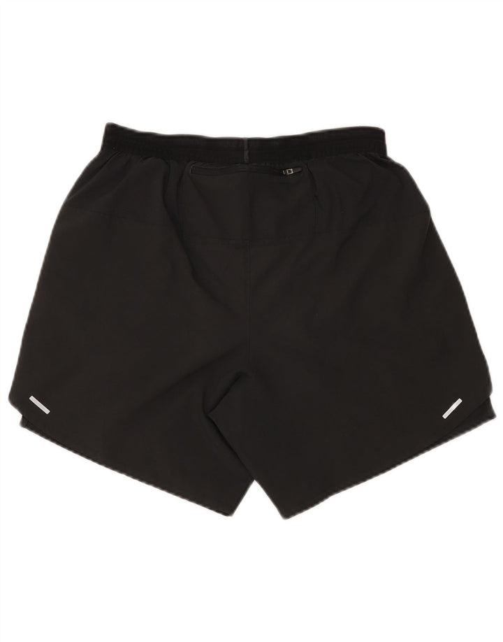 Shorts esportivos masculinos Nike Dri Fit cinza médio colorblock