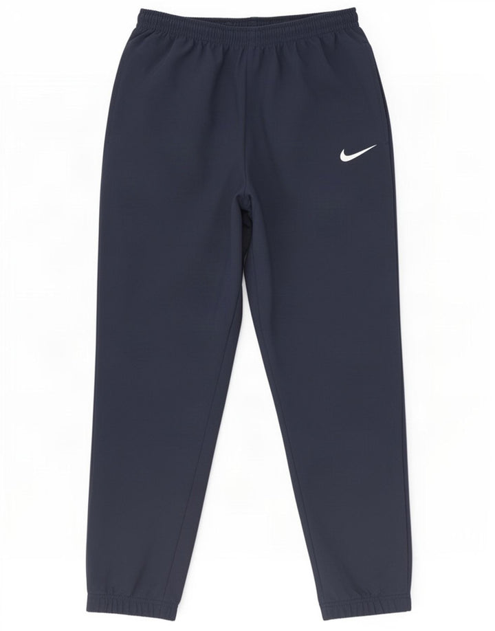 Calça de treino masculina Nike Joggers UK 38/40 médio azul marinho poliéster