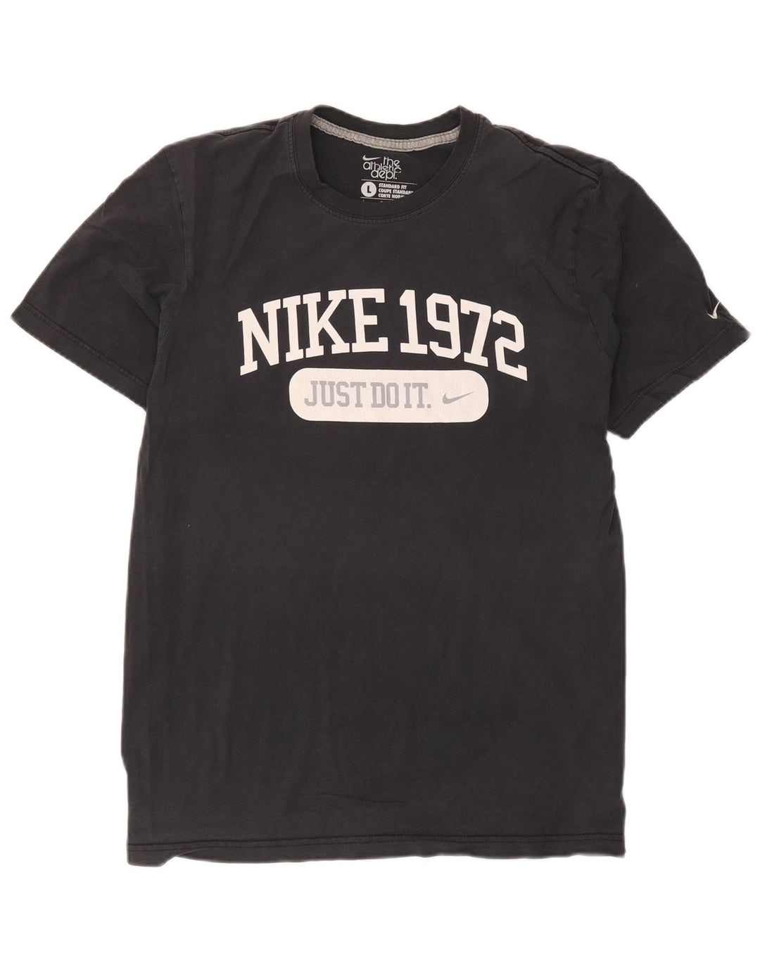 Camiseta Nike Masculina Standard Fit Graphic Top Grande Cinza