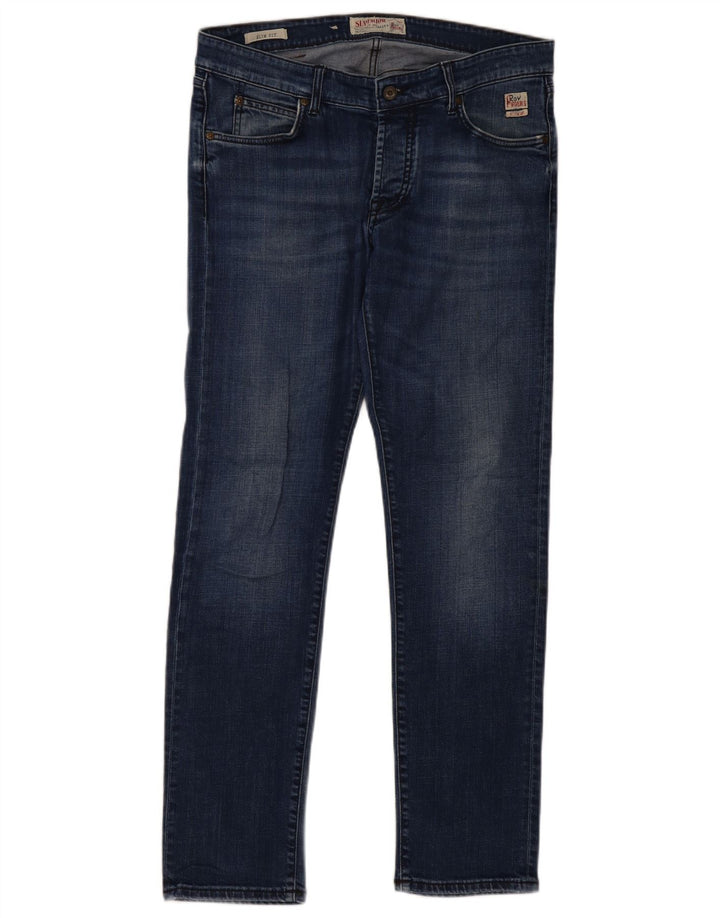 Calça jeans feminina Roy Rogers W36 L32 azul algodão