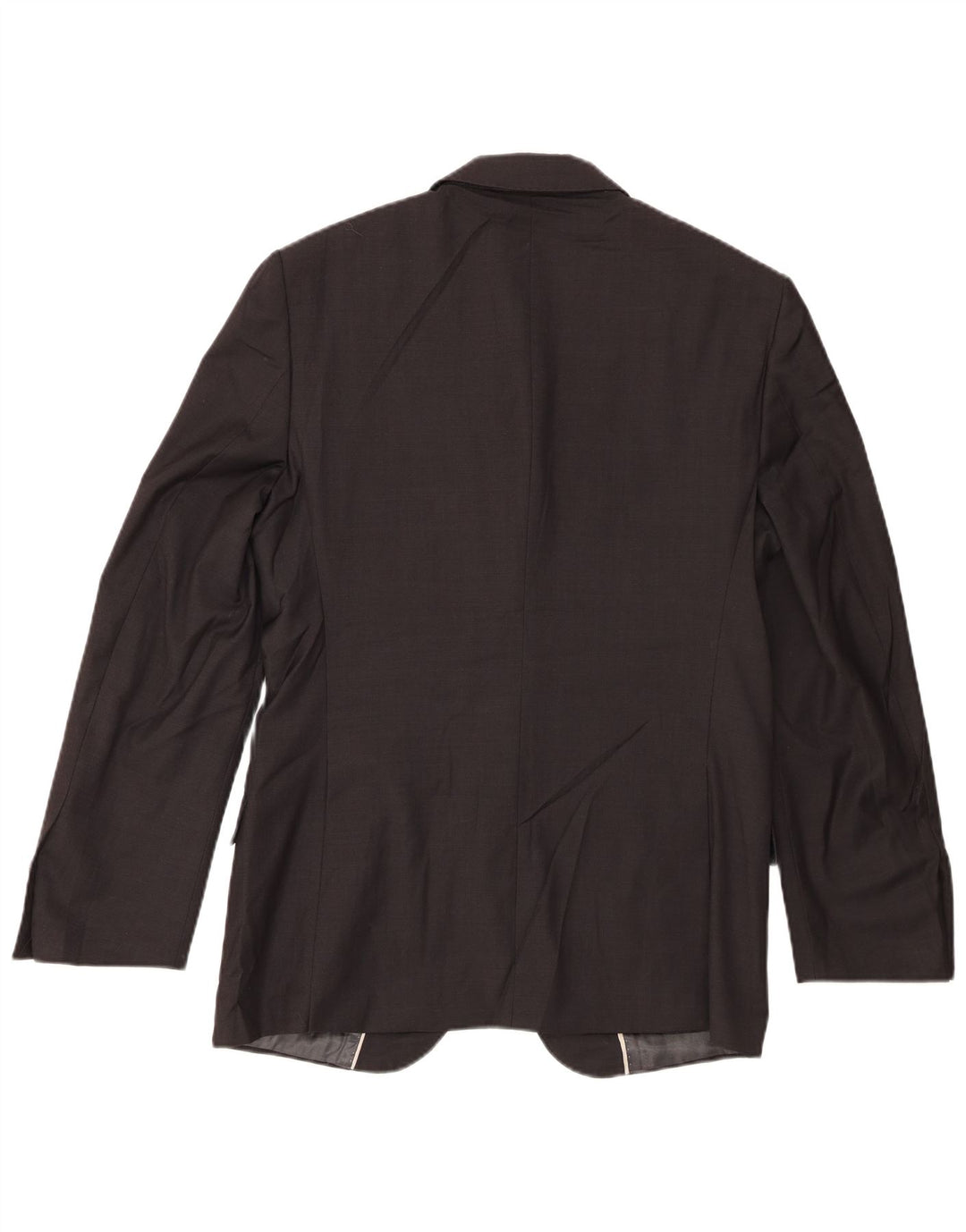 Jaqueta blazer masculina de 2 botões Marks & Spencer Reino Unido 38 cinza médio lã nova